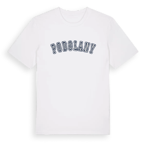Podolany college t-shirt – ekologisk bomull t-shirt från Pinshirt