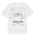 Popowo-Letnisko karta t-shirt