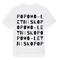 Popowo-Letnisko ordlek t-shirt
