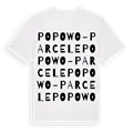 Popowo-Parcele ordlek t-shirt
