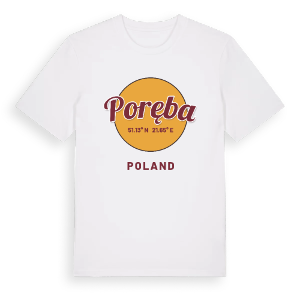 Poręba cirkel t-shirt – ekologisk bomull t-shirt från Pinshirt