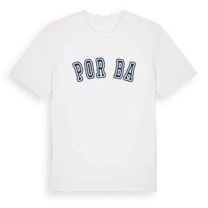 Poręba college t-shirt – ekologisk bomull t-shirt från Pinshirt