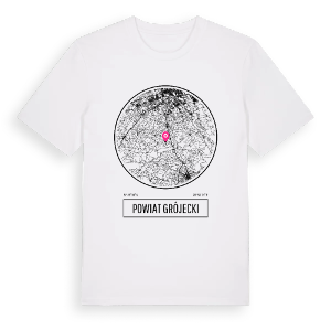 powiat grójecki t-shirt – ekologisk bomull t-shirt från Pinshirt