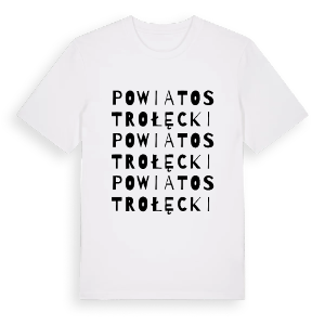 powiat ostrołęcki ordlek t-shirt – ekologisk bomull t-shirt från Pinshirt