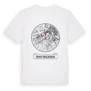 powiat pruszkowski t-shirt – ekologisk bomull t-shirt från Pinshirt