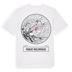 powiat wołomiński t-shirt – ekologisk bomull t-shirt från Pinshirt