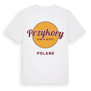 Przykory cirkel t-shirt – ekologisk bomull t-shirt från Pinshirt