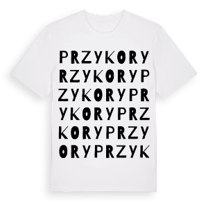 Przykory ordlek t-shirt – ekologisk bomull t-shirt från Pinshirt
