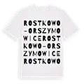 Rostkowo-Orszymowice ordlek t-shirt