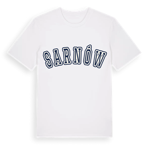 Sarnów college t-shirt – ekologisk bomull t-shirt från Pinshirt
