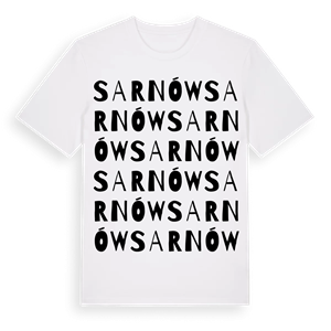 Sarnów ordlek t-shirt – ekologisk bomull t-shirt från Pinshirt
