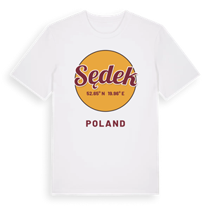 Sędek cirkel t-shirt – ekologisk bomull t-shirt från Pinshirt