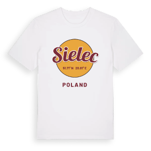 Sielec cirkel t-shirt – ekologisk bomull t-shirt från Pinshirt