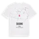 Skorki karta t-shirt