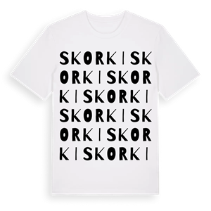 Skorki ordlek t-shirt – ekologisk bomull t-shirt från Pinshirt