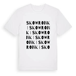 Skowronki ordlek t-shirt – ekologisk bomull t-shirt från Pinshirt