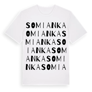 Somianka ordlek t-shirt – ekologisk bomull t-shirt från Pinshirt