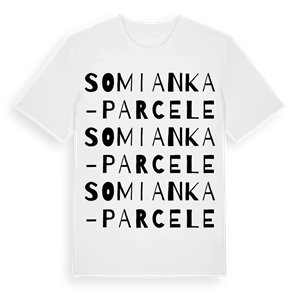 Somianka-Parcele ordlek t-shirt – ekologisk bomull t-shirt från Pinshirt
