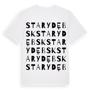 Stary Dębsk ordlek t-shirt – ekologisk bomull t-shirt från Pinshirt