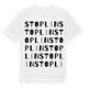 Stoplin ordlek t-shirt