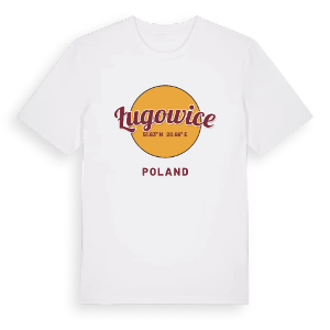 Ługowice cirkel t-shirt – ekologisk bomull t-shirt från Pinshirt