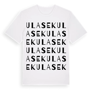 Ulasek ordlek t-shirt – ekologisk bomull t-shirt från Pinshirt