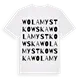 Wola Mystkowska ordlek t-shirt