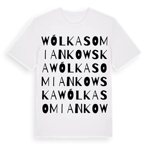 Wólka Somiankowska ordlek t-shirt – ekologisk bomull t-shirt från Pinshirt