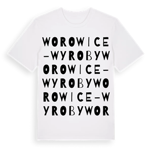 Worowice-Wyroby ordlek t-shirt – ekologisk bomull t-shirt från Pinshirt