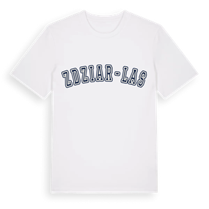 Zdziar-Las college t-shirt – ekologisk bomull t-shirt från Pinshirt