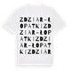 Zdziar-Łopatki ordlek t-shirt