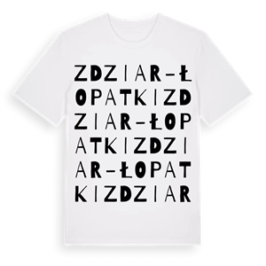 Zdziar-Łopatki ordlek t-shirt – ekologisk bomull t-shirt från Pinshirt