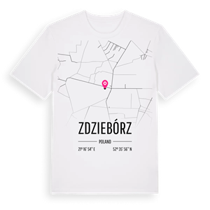 Zdziebórz karta t-shirt – ekologisk bomull t-shirt från Pinshirt
