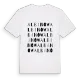 Albinów ordlek t-shirt