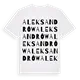 Aleksandrów ordlek t-shirt