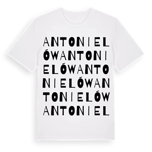 Antonielów ordlek t-shirt – ekologisk bomull t-shirt från Pinshirt