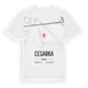 Cesarka karta t-shirt