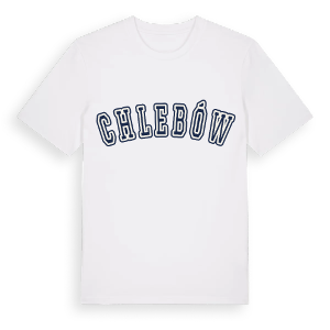 Chlebów college t-shirt – ekologisk bomull t-shirt från Pinshirt