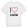 Jag älskar Cisów t-shirt stort tryck