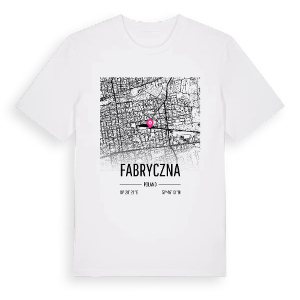 Fabryczna karta t-shirt – ekologisk bomull t-shirt från Pinshirt