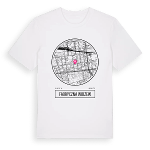Fabryczna Widzew t-shirt – ekologisk bomull t-shirt från Pinshirt