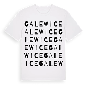 Galewice ordlek t-shirt – ekologisk bomull t-shirt från Pinshirt
