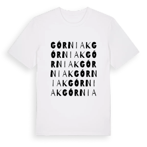 Górniak ordlek t-shirt – ekologisk bomull t-shirt från Pinshirt