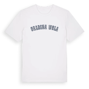 Grabina Wola college t-shirt – ekologisk bomull t-shirt från Pinshirt