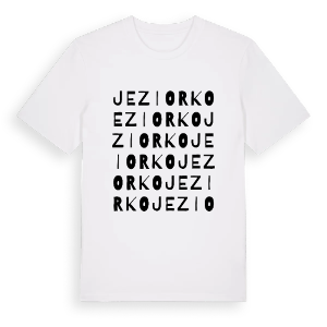 Jeziorko ordlek t-shirt – ekologisk bomull t-shirt från Pinshirt