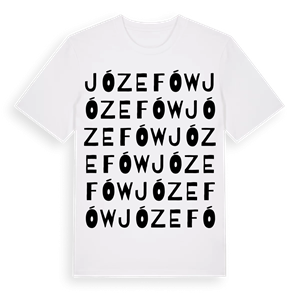 Józefów ordlek t-shirt – ekologisk bomull t-shirt från Pinshirt