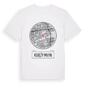Księży Młyn t-shirt – ekologisk bomull t-shirt från Pinshirt