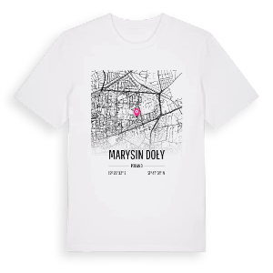 Marysin Doły karta t-shirt – ekologisk bomull t-shirt från Pinshirt