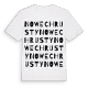Nowe Chrusty ordlek t-shirt