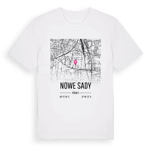 Nowe Sady karta t-shirt – ekologisk bomull t-shirt från Pinshirt